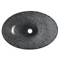 Sapho Beauty - Lavabo à poser, 500x360 mm, sans trop-plein, verre noir TY305SG Sapho Beauty - Lavabo à poser, 500x360 mm, sans trop-plein, verre noir TY305SG