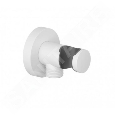 Kludi A-Qa - Montant mural avec support, blanc mat 6054753-00