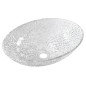 Sapho Beauty - Lavabo à poser, 500x360 mm, sans trop-plein, verre clair TY305CL Sapho Beauty - Lavabo à poser, 500x360 mm, sans trop-plein, verre clair TY305CL