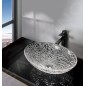 Sapho Beauty - Lavabo à poser, 500x360 mm, sans trop-plein, verre clair TY305CL Sapho Beauty - Lavabo à poser, 500x360 mm, sans trop-plein, verre clair TY305CL