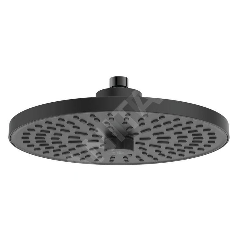 Ideal Standard ALU+ - Pommeau de douche, diamètre 26 cm, noir soyeux BD581XG