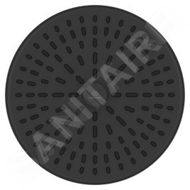 Ideal Standard ALU+ - Pommeau de douche, diamètre 26 cm, noir soyeux BD581XG