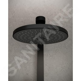 Ideal Standard ALU+ - Pommeau de douche, diamètre 26 cm, noir soyeux BD581XG