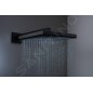 Hansgrohe Pulsify E - Douche de tête, 26x26 cm, EcoSmart, noir mat 24331670