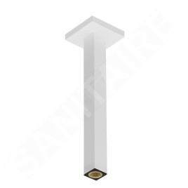 Hansgrohe Accessoires - Bras de douche de plafond, 31 mm, blanc mat 24339700
