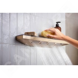 Hansgrohe Rainfinity - Douche de cou avec étagère, bronze brossé 26243140