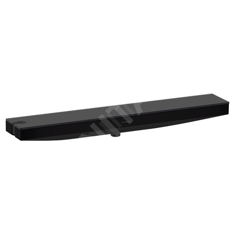 Hansgrohe Rainfinity - Raccord murale avec support et étagère, noir mat 26843670