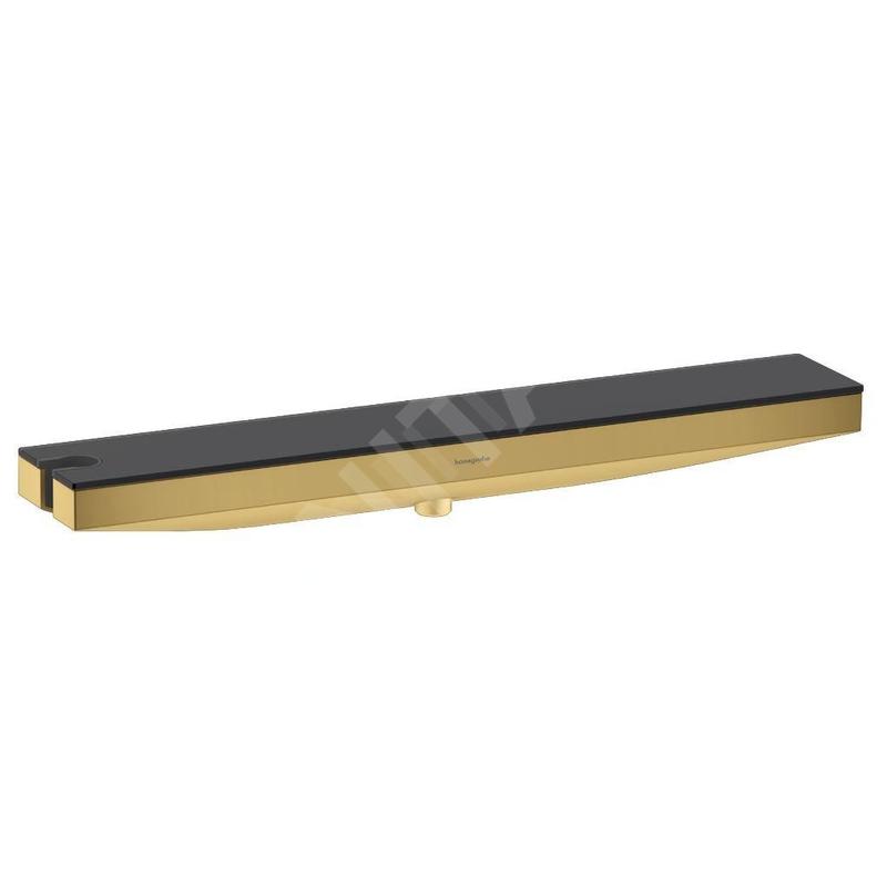 Hansgrohe Rainfinity - Raccord murale avec support et étagère, doré 26843990
