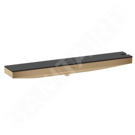Hansgrohe Rainfinity - Raccord murale avec support et étagère, bronze brossé 26858140