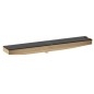 Hansgrohe Rainfinity - Raccord murale avec support et étagère, bronze brossé 26858140