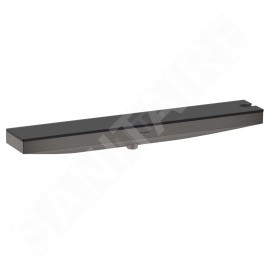 Hansgrohe Rainfinity - Raccord murale avec support et étagère, chrome noir brossé 26858340