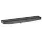 Hansgrohe Rainfinity - Raccord murale avec support et étagère, chrome noir brossé 26858340