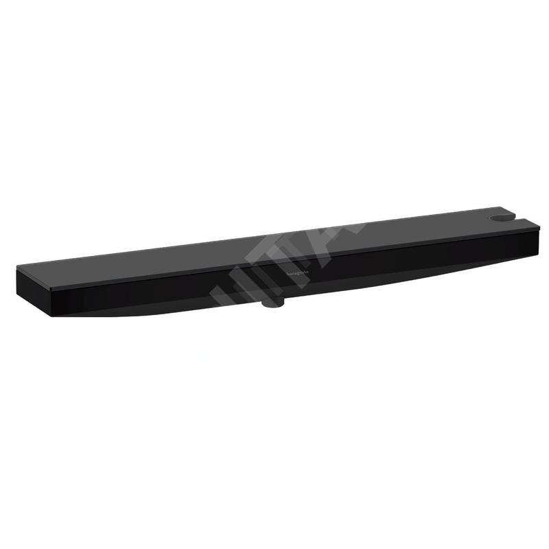 Hansgrohe Rainfinity - Raccord murale avec support et étagère, noir mat 26858670