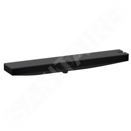 Hansgrohe Rainfinity - Raccord murale avec support et étagère, noir mat 26858670