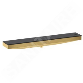 Hansgrohe Rainfinity - Raccord murale avec support et étagère, doré 26858990
