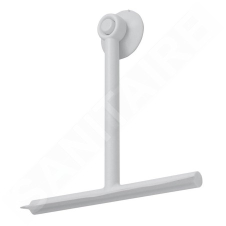 Sapho Accessoires de salle de bains Gedy - Raclette à vitre, avec ventouse, blanc mat 264102