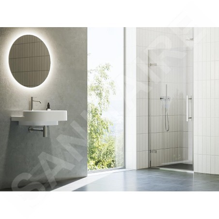 Ravak Cool! - Porte de douche 80x195 cm, chrome/verre clair X0VV40A00Z1