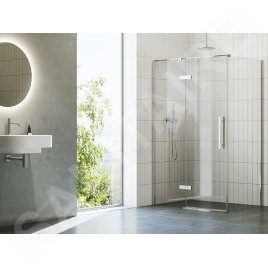 Ravak Cool! - Porte de douche 110x195 cm, chrome/verre clair X0VVDCA00Z1