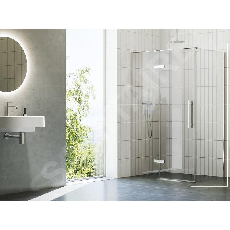 Ravak Cool! - Paroi de douche, 100x195 cm, chrome/verre clair X9VVA0A00Z1