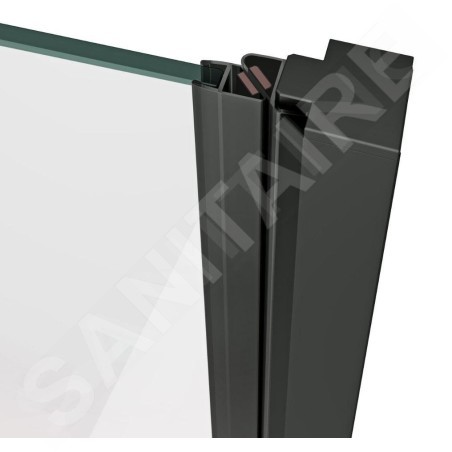 Ravak Cool! - Profilé d'extension CONPS, hauteur 195 cm, noir XE70000300
