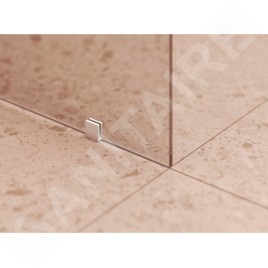 Ravak Walk-In - Paroi de douche Walk-in Corner, 1100x800 mm, blanc/verre clair GW1CD4E00Z1