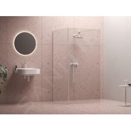 Ravak Walk-In - Paroi de douche Walk-in Corner, 1200x900 mm, blanc/verre clair GW1CG7E00Z1