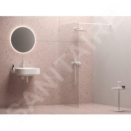 Ravak Walk-In - Paroi de douche Walk-in Wall, 800x2000 mm, blanc/verre clair GW9W40E00Z1