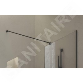Ravak Walk-In - Paroi de douche Walk-In, 100x200 cm, noir/verre clair GW9WA0300Z1C