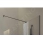 Ravak Walk-In - Paroi de douche Walk-In, 100x200 cm, noir/verre clair GW9WA0300Z1C