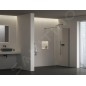 Ravak Walk-In - Paroi de douche Walk-In, 110x200 cm, noir/verre clair GW9WD0300Z1C