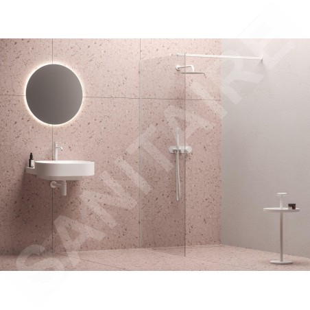 Ravak Walk-In - Paroi de douche Walk-in Wall 120, 1200x2000 mm, blanc/verre clair GW9WG0E00Z1