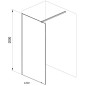 Ravak Walk-In - Paroi de douche Walk-in Wall 120, 1200x2000 mm, blanc/verre clair GW9WG0E00Z1 Ravak Walk-In - Paroi de douche Walk-in Wall 120, 1200x2000 mm, blanc/verre clair GW9WG0E00Z1