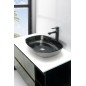 Sapho Beauty - Lavabo à poser, 540x395 mm, sans trop-plein, verre noir TY220 Sapho Beauty - Lavabo à poser, 540x395 mm, sans trop-plein, verre noir TY220