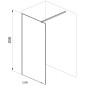 Ravak Walk-In - Paroi de douche Walk-in Wall 150, 1500x2000 mm, blanc/verre clair GW9WP0E00Z1 Ravak Walk-In - Paroi de douche Walk-in Wall 150, 1500x2000 mm, blanc/verre clair GW9WP0E00Z1