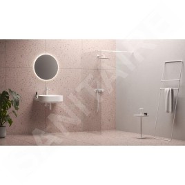Ravak Walk-In - Upright W SET-90 Wall/Corner, blanc GWD01000E005