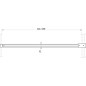 Ravak Walk-In - Upright W SET-Uni T joint, blanc GWD01000E007