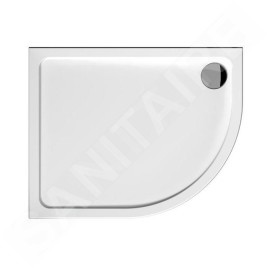 Jika Tigo - Receveur de douche 100x80 cm, gauche, blanc H2102100000001