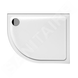 Jika Tigo - Receveur de douche 100x80 cm, droit, blanc H2102110000001