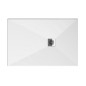 Jika Padana - Receveur de douche 100x80 cm, aspect ardoise/blanc mat H214930R100001