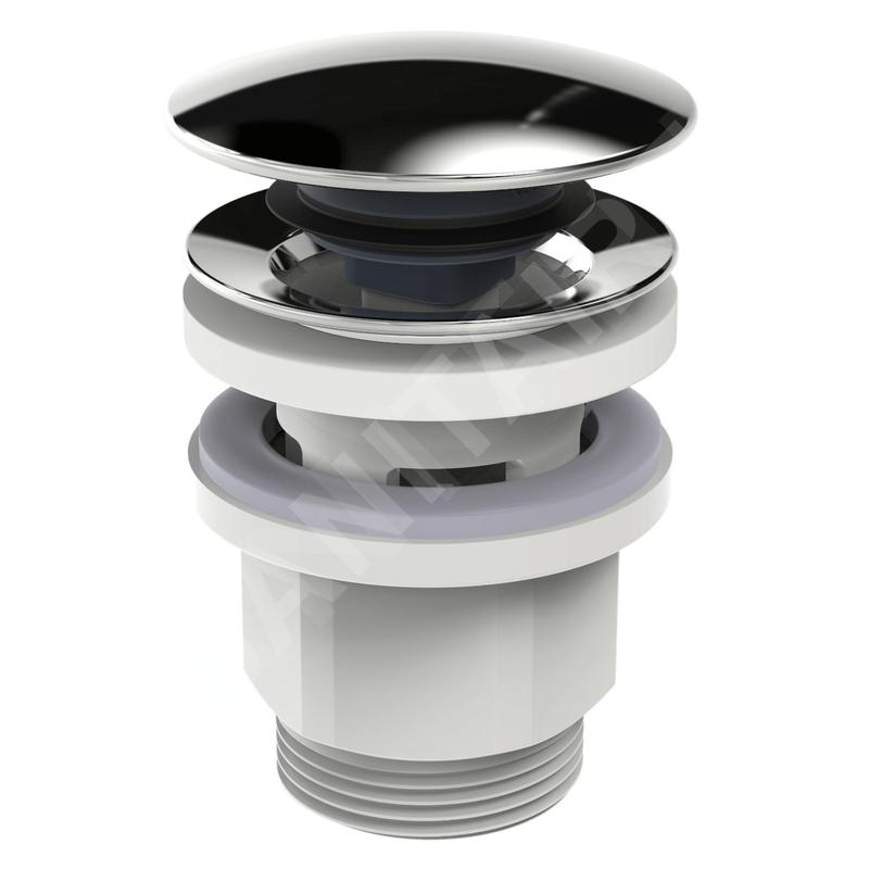Hansa Accessoires - Garniture de vidage Push-Open, chrome 07620100 Hansa Accessoires - Garniture de vidage Push-Open, chrome 07620100