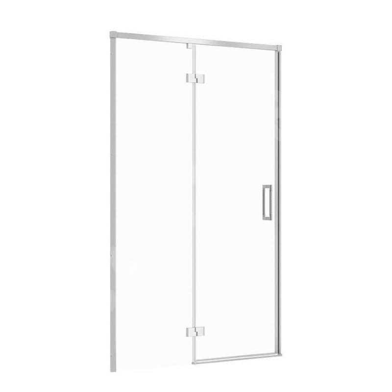 Cersanit Larga - Porte de douche 120x195 cm, gauche, chrome/verre clair S932-122