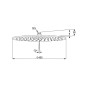 Kludi A-Qa - Douche de tête, diamètre 40 cm, or brossé 64340N0-00