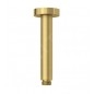 Kludi A-Qa - Bras de douche de plafond, 15 cm, or brossé 66515N0-00