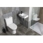 Sapho Small - Lave-mains Minos 450x260 cm, sans trop-plein, trou pour robinetterie à gauche, blanc 4757
