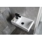 Sapho Small - Lave-mains Minos 450x260 cm, sans trop-plein, trou pour robinetterie à gauche, blanc 4757