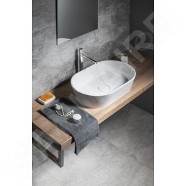 Sapho Lavabos - Lavabo Gerano, 600x380 mm, marbre, blanc GN600