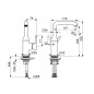 Hansa Vantis Style - Mitigeur de lavabo, chrome 54552207