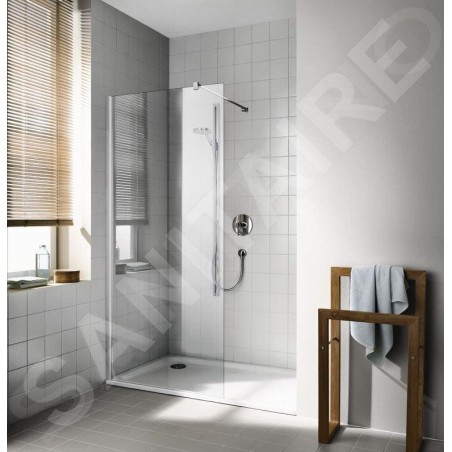 Kermi CADA XS - Paroi de douche TWF, 70x200 cm, argent brillant/verre transparent CKTWF07020VPK