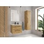 kielle Vega - Meuble avec lavabo, 60x50x46 cm, 2 tiroirs, chêne doré 50018S61 kielle Vega - Meuble avec lavabo, 60x50x46 cm, 2 tiroirs, chêne doré 50018S61