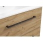 kielle Vega - Meuble avec lavabo, 60x50x46 cm, 2 tiroirs, chêne doré 50018S61 kielle Vega - Meuble avec lavabo, 60x50x46 cm, 2 tiroirs, chêne doré 50018S61